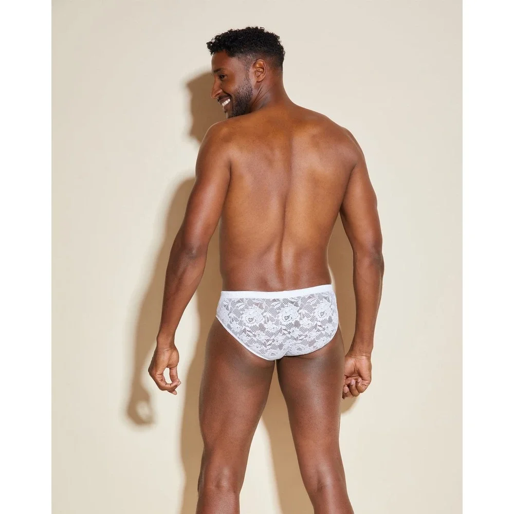 Cosabella Never Say Never Lace Brief White Underwear Soft Stretch‎ Comfort S NEW